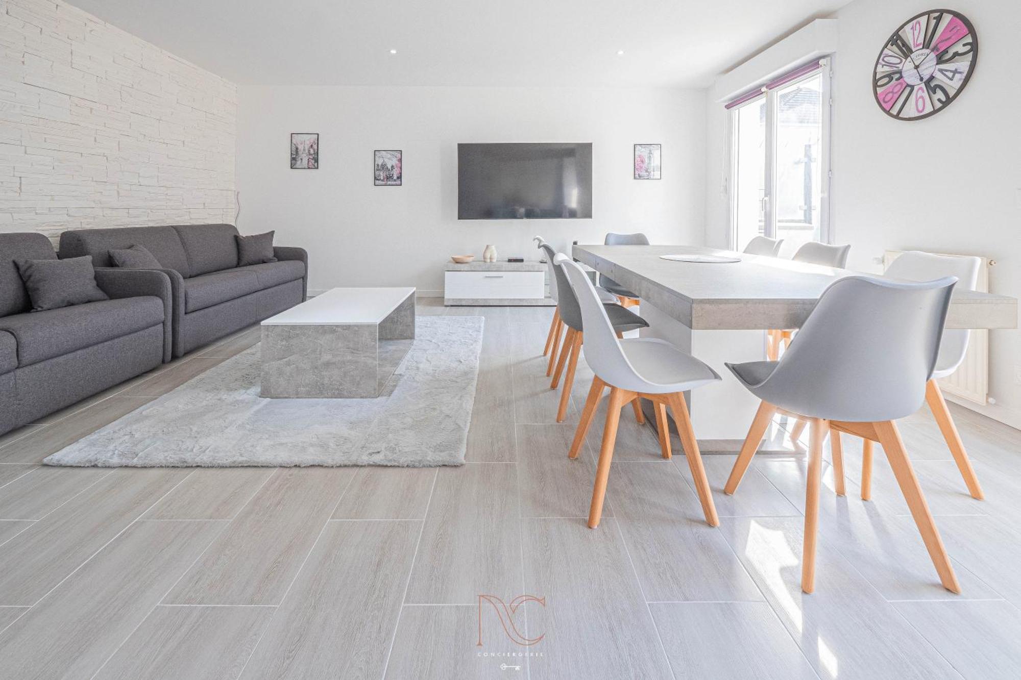 *Disneyland-Paris* 9 Pers, 2 Parkings, Wifi, Ac Montevrain Exterior photo